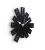 Black MDF Stamp Modern Wall Clock