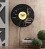 Black MDF Home Batman with Dial Cover Decorative LED Wall Clock