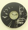 Black MDF Home Batman with Dial Cover Decorative LED Wall Clock