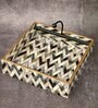Sevron White Square Tissue Tray-Square Napkin Holder-Tissue Paper Case Dispenser