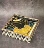 Sevron White Square Tissue Tray-Square Napkin Holder-Tissue Paper Case Dispenser