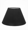 Fashionable Black Cotton Fabric Solid Lampshade