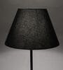 Fashionable Black Cotton Fabric Solid Lampshade