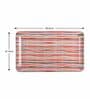Multicolour Contemporary   Melamine  (Set of 3) Serving Tray Set