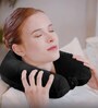 Black Memory Foam Travel Neck Pillow