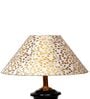 Black Metal & Cotton Beige & Gold Colour Table Lamp