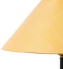 Black Metal & Cotton Yellow Colour Table Lamp