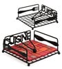Black Metal  Cuisine  Design Napkin Holder Stand for Dining Table & Kitchen