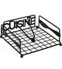 Black Metal  Cuisine  Design Napkin Holder Stand for Dining Table & Kitchen