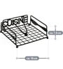 Black Metal  Cuisine  Design Napkin Holder Stand for Dining Table & Kitchen