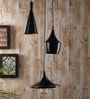 Ciago Black Metal Cluster Hanging Light
