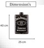 Black Metal Jack Daniel'S Wall Decor