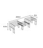 Black Metal (Set of 2) Planter Stands