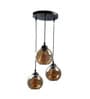Hampton Black Metal Cluster Hanging Light