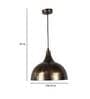 Amaze Black Metal Hanging Light