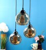 Hampton Black Metal Cluster Hanging Light