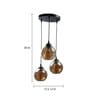 Hampton Black Metal Cluster Hanging Light
