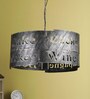 Black Metal 8 Light Chandelier