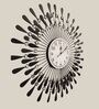 Black Metal Analog Novelty Wall Clock