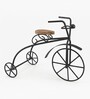 Black Metal Bicycle Showpiece 7.25 Inch High