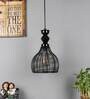 Tris Black Metal Hanging Light