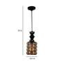 Arnie Black Metal Hanging Light