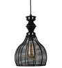 Tris Black Metal Hanging Light