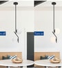 Black Metal Corded Electric Hanging Pendant Light