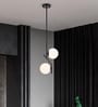 Black Metal Corded Electric Hanging Pendant Light