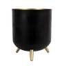 Black Metal Floor Planters Stand