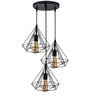 Jane Black Metal Cluster Hanging Light