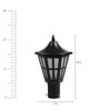Black Metal Gate Light
