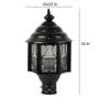 Black Metal Gate Light