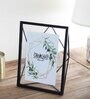 Black Metal Geo Floating Photo Frame