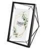 Black Metal Geo Floating Photo Frame