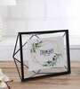 Black Metal Geo Floating Photo Frame