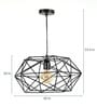 Quana Black Metal Single Hanging Lights