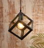 Xasper Black Metal Hanging Light