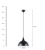 Pixee Black Metal Hanging Light
