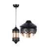 Mulan Black Metal Hanging Light