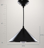 Jamie Black Metal Hanging Light