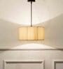 Beige Metal Hanging Light