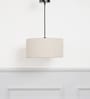 Beige Metal Hanging Light