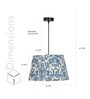 Multicolor Metal Hanging Light