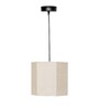 Beige Metal Hanging Light