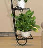 Black Metal Marvel Planter Stand