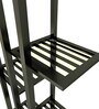 Black Metal Multi Step 6 Feet Planter Stand
