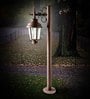 Bollard Brown Metal Garden Light