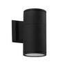 Yuva Black Metal Outdoor Wall Light