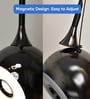 Black Metal Retractable LED Pendant Light